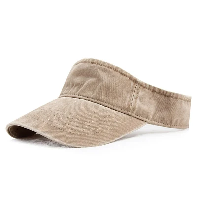Neue Visor hat Sommer Frauen Golf Sun hat Baseball Caps Verstellbare Größe Gewaschen Baumwolle Leer Top Cap Sport Cap