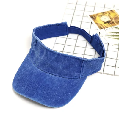Neue Visor hat Sommer Frauen Golf Sun hat Baseball Caps Verstellbare Größe Gewaschen Baumwolle Leer Top Cap Sport Cap