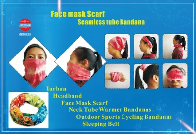 Kundenspezifische Buffs 25 * 50cm Kopfbedeckung Kühlung Großhandel Schädel Bandanas