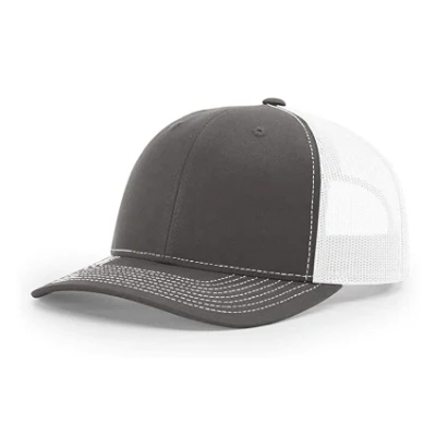Hochwertige Blank Trucker Richardson 112 Trucker Mesh Brown Snapback Hut