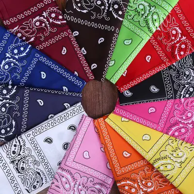 Promotion Geschenk Maßgeschneiderte Multifunktionale 21 * 21 Zoll Square Cotton Bandana