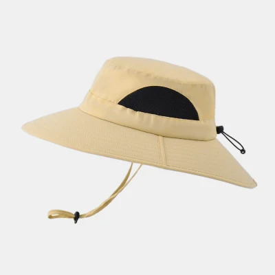 Sonnenhut für Männer Frauen, Wasserdichte breite Krempe Eimer hat Faltbare Boonie Hut zum Angeln Wandern Garten Safari Strand