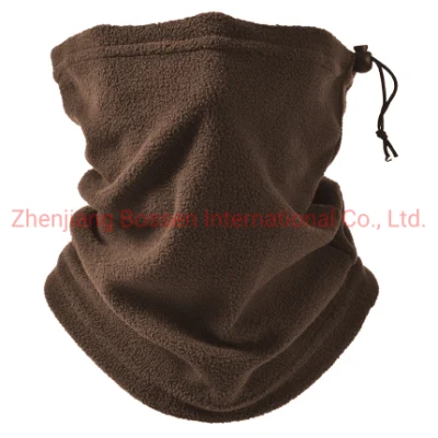 Personalisierter Logo Bestickt Ski Snowboard Polar Fleece Neck Gaiter Tube Einstellbare Halbmaske