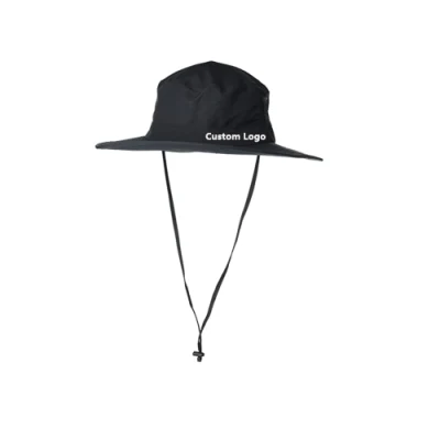 Männer Stickerei Logo Wasserdicht Unisex Angelkappe Fisherman Eimer Hut