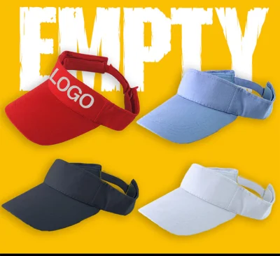Baseball Cap Leer Top Cap Reflektierende Mütze Großhandel Polyester Visier Kappe