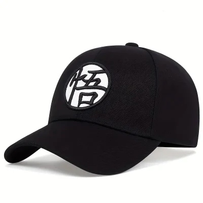 Anime Stickerei Unisex Baseball Cap Hip Hop Farbe Block Papa Hüte Einstellbare Sport Sonnenhüte für Damen und Herren
