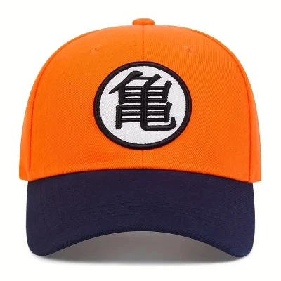 Anime Stickerei Unisex Baseball Cap Hip Hop Farbe Block Papa Hüte Einstellbare Sport Sonnenhüte für Damen und Herren
