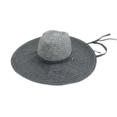 Verstellbare Chin Strap Großhandel Rettungsschwimmer Stroh Hüte Fashion Panama Fedora Stroh Hut Damen Herren Custom Hüte