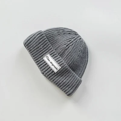 Gestrickte Baumwolle Winter Design Snapback Eimer Großhandel Baby Kinder Hut