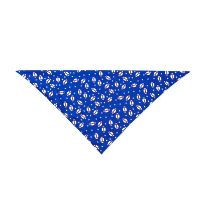 Großhandel Low MOQ Polyester Schal Custom Logo Hals wärmer billig Kundenspezifischer Druck Logo Baumwolle Seide Pet Bandanas Hund Bandana