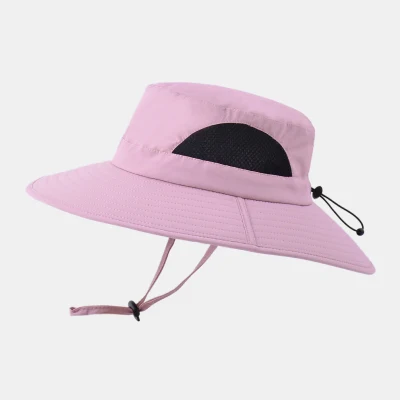 Sonnenhut für Männer Frauen, Wasserdichte breite Krempe Eimer hat Faltbare Boonie Hut zum Angeln Wandern Garten Safari Strand