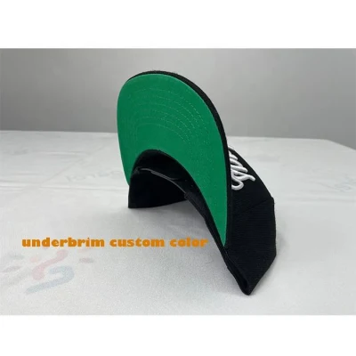 Benutzerdefinierte angepasste Kappe unstrukturiert Snapback Cap Yupoong Puffy 3D Puff Stickerei Neue Topi unbeschriftet Snapback Hüte Caps für Männer
