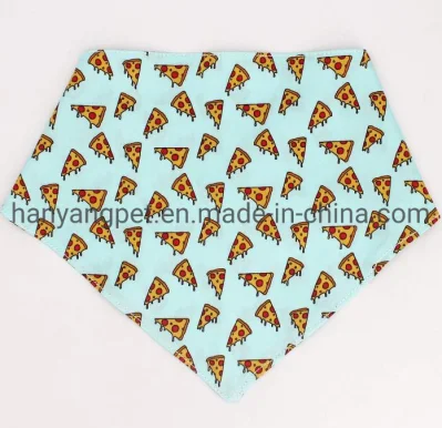 Hanyang OEM Haustier Zubehör Haustier Produkt Custom Sublimation Polyester-Muster Hund Bandana