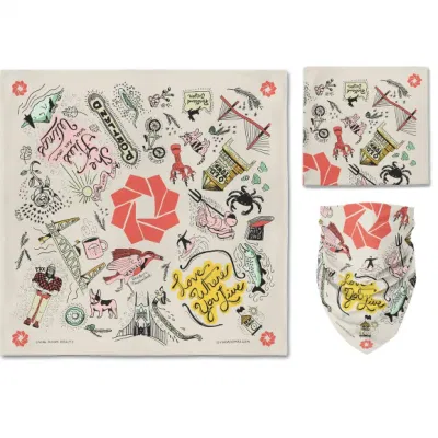 Custom Printing Stoff Baumwolle Kopfbedeckung Bandana für Männer Hund Haustier