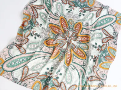 Satin Seide Krawatte Gedruckt Mode Geschenk Quadratischen Schal Mode Bandana