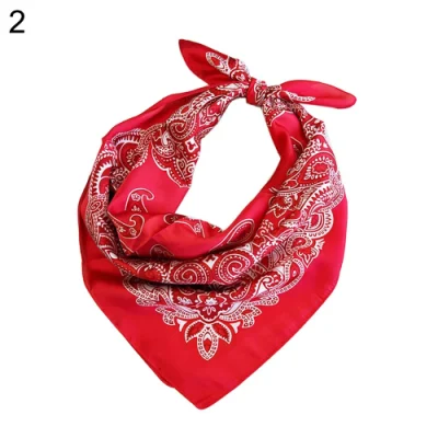 55 * 55 Mann Frau Custom Square Baumwolle Bandana