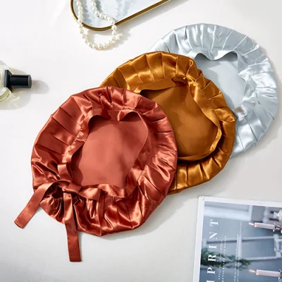Neue Mode Frauen Seide Kopftuch Schlafhaube