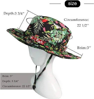 Sonnenschutzmäuse für Frauen Sommer Casual breiter Krempe Baumwolle Eimer Hat Beach Urlaub