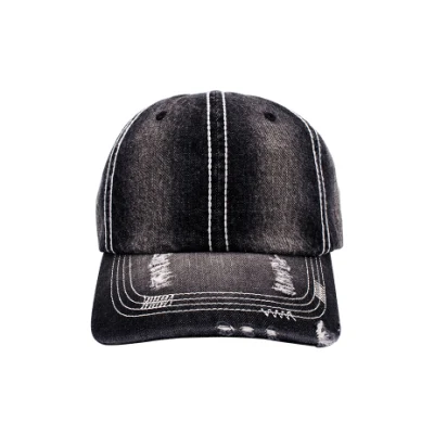 Großhandel Custom Logo Snapback Sport Gorra Hut für Männer Frauen Distressed Heavy Washed Denim Cap Trucker Baseball Cap