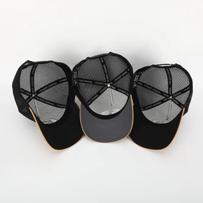 Custom Herren Gebogene Wildlederbrim Stickerei Mesh Snap Zurück Gorras Twill Sport Trucker Hut Caps Aus Baumwolle