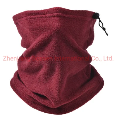 Personalisierter Logo Bestickt Ski Snowboard Polar Fleece Neck Gaiter Tube Einstellbare Halbmaske