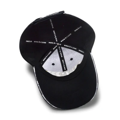 Custom Brush Baumwolle Baseball Caps 6panel bestickte Sandwich Cap Hut Premium-Hüte