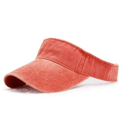 Neue Visor hat Sommer Frauen Golf Sun hat Baseball Caps Verstellbare Größe Gewaschen Baumwolle Leer Top Cap Sport Cap