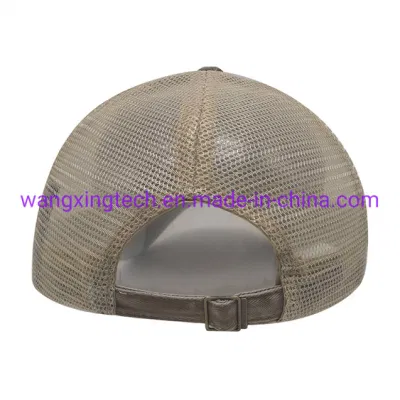 Großhandel Wildleder Mesh Baseball Hut Einfarbig Custom 3D Print Emboriered Verstellbare Snapback-Kappe