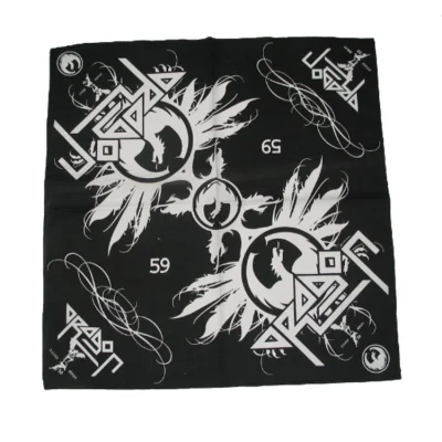 Personalisierter Digital Printed Herren-Schal Mit Quadratischen Bandanas
