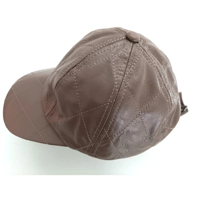 Echte Leder Fisherman PU Trucker Maler Baseball Caps Eimer Hüte