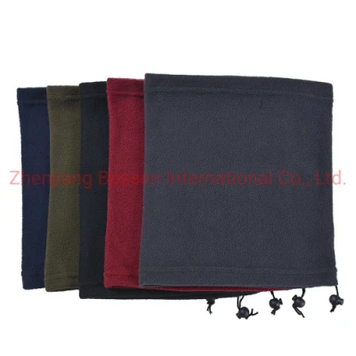 Personalisierter Logo Bestickt Ski Snowboard Polar Fleece Neck Gaiter Tube Einstellbare Halbmaske