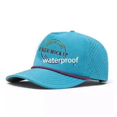 3hn10 Blank Herren Custom 5 Panel Tennis Gummi Dry Fit Golf Structured Rope Baseball Sport Melin Perforated Wasserdichte Kappe Hut