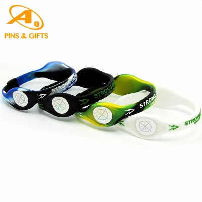 Farbe Brillancy Custom Silikon Gummi Armband UV PVC Anti Mosquito RFID Healthcare Fashion NFC Sport USB Slap Power Balanc E Armband