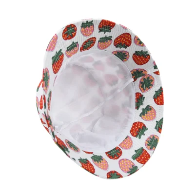 Benutzerdefinierte Verschiedenen Stil Baby &amp; Kleinkind Mädchen Voll Druck Sonne Schützende Umkehrbare Eimer Kinder Sonnenkappe Babymütze