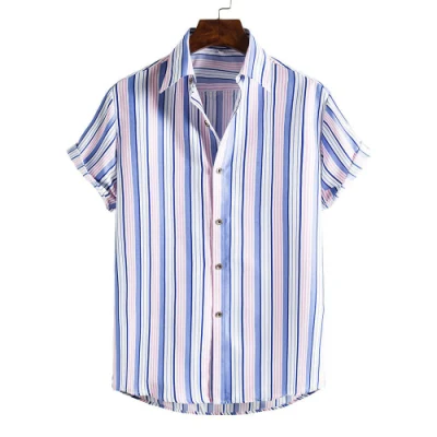Sommer Neue Baumwolle Kurze Einfarbige Stehende Einfache Shirt Entworfen Für Männer