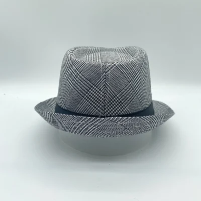 Fabrik Großhandel Hochwertige Winter Custom Filzhut, Design Ihre Eigenen Weiblichen Flache Krempe Wolle Fedora Hüte
