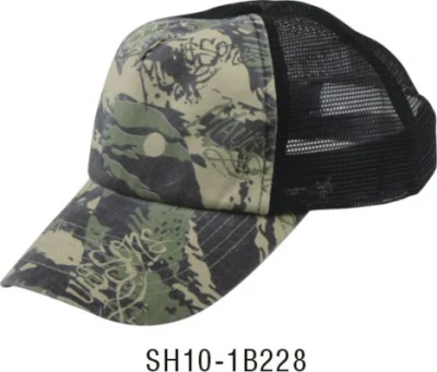 Custom Camo 6 Panels Snapback Hat Baseball Cap