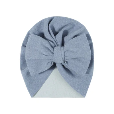 Neue Babymütze für Herbst Winter Niedliche Big Bowknot Baumwolle Cap Bandana