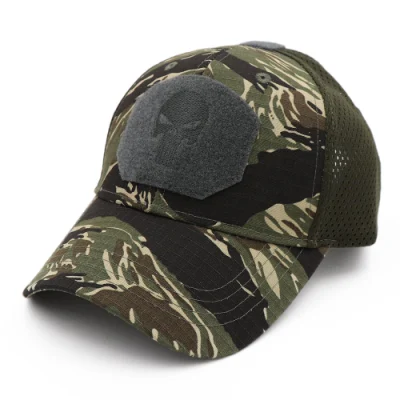 Full Fabric Hut Military Style Hüte Armee Stil Kappe mit Netz