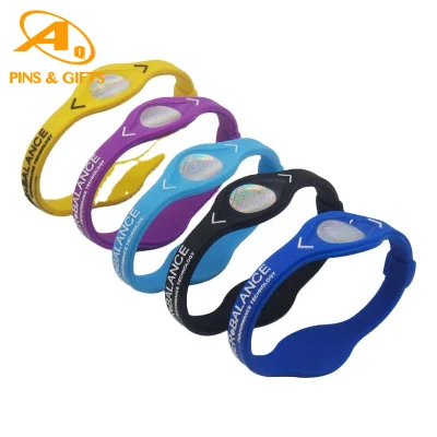 Farbe Brillancy Custom Silikon Gummi Armband UV PVC Anti Mosquito RFID Healthcare Fashion NFC Sport USB Slap Power Balanc E Armband