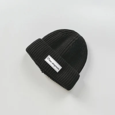 Gestrickte Baumwolle Winter Design Snapback Eimer Großhandel Baby Kinder Hut