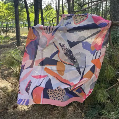 Bandana Custom Printing Schal Mit Kopftuch Aus Seide