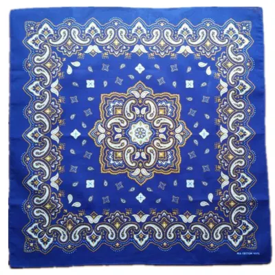 OEM Kundengebundene Logo Paisley gedruckt Werbe billig Baumwolle Kopfbedeckung Bandana Kopfband