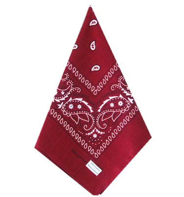 OEM Kundengebundene Logo Paisley gedruckt Werbe billig Baumwolle Kopfbedeckung Bandana Kopfband