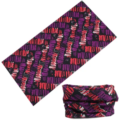Klassisches Design Einfarbige Custom Buffs Paisley Bandana Kopfbedeckung Upf50 Tube Nahtloses Nackenrohr