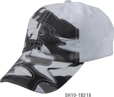Custom Camo 6 Panels Snapback Hat Baseball Cap