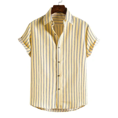Sommer Neue Baumwolle Kurze Einfarbige Stehende Einfache Shirt Entworfen Für Männer
