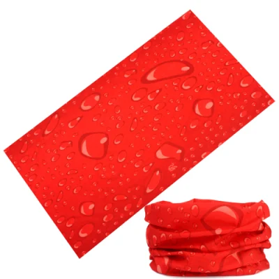 Sublimation Benutzerdefinierte Nahtlose Schädel Gesicht Abdeckung Hals Gaiter Facemask Bandana