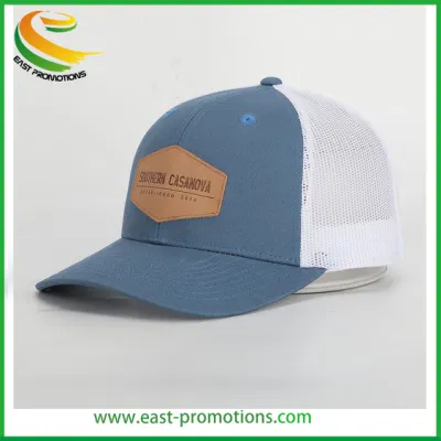 Custom umweltfreundliche Recycling-Material RPET Mesh Baseball Cap Snapback Unbeschriftete Sport Polyester Trucker Mesh Cap