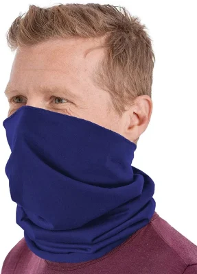 Custom Klassische Hals Gamasche Gesichtsmaske Einstellbare Outdoor Mesh Sonne UV-Schutz Bandana-Röhrenform